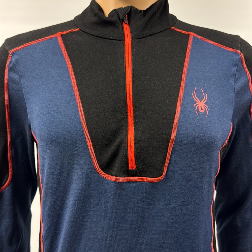 Spyder Elevation 1/2 Zip Baselayer Top Size Large - Picture 2 of 13